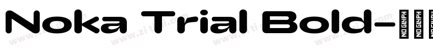 Noka Trial Bold字体转换